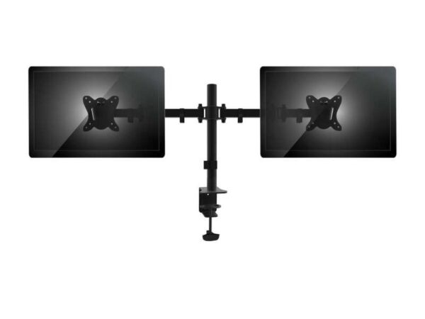 Equip Soporte de Mesa con Brazos Articulados para 2 Monitores 13"-27" - Inclinable y Giratorio - Gestion de Cables - Peso Max 8kg x Brazo - VESA 100x100mm - Imagen 2