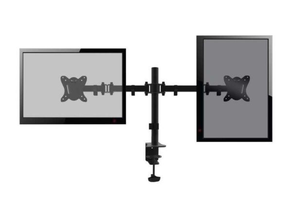 Equip Soporte de Mesa con Brazos Articulados para 2 Monitores 13"-27" - Inclinable y Giratorio - Gestion de Cables - Peso Max 8kg x Brazo - VESA 100x100mm - Imagen 3