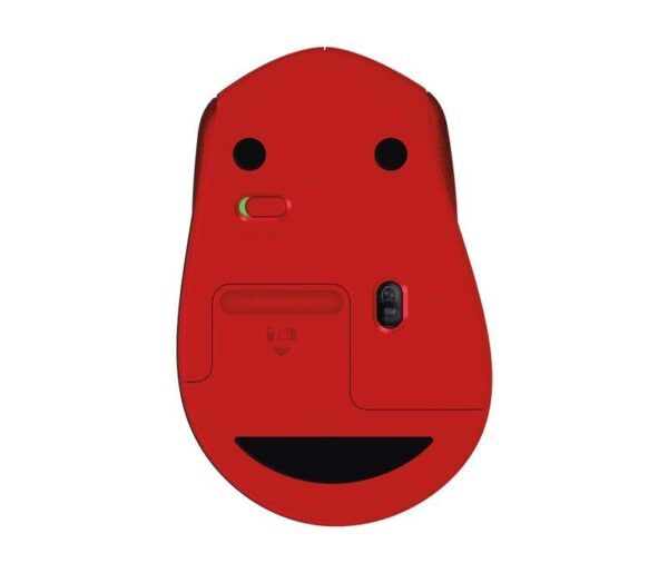 Logitech M330 Silent Plus Raton Inalambrico 1000dpi - Silencioso - 3 Botones - Uso Diestro - Color Rojo - Imagen 5