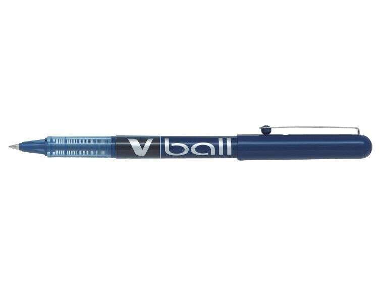 106677_1 Pilot Boligrafo de tinta liquida V Ball 07 Rollerball - Punta de bola redonda 0.7mm - Trazo 0.5mm - Color Azul - Imagen 1