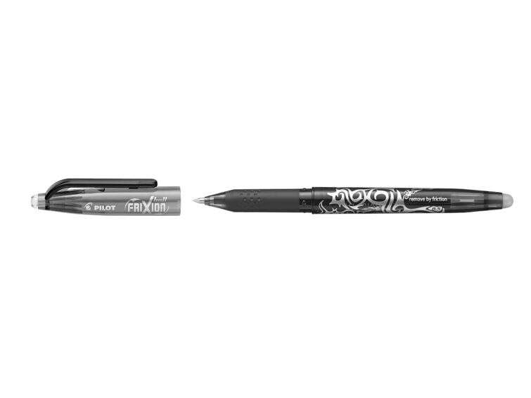 106727_1 Pilot Frixion Ball Boligrafo de Gel Borrable - Punta de Bola 0.7mm - Trazo 0.4mm - Grip Ergonomico - Color Negro - Imagen 1