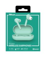 Trust Nika Auriculares Bluetooth 5.0 - TWS - Controles Tactiles - Autonomia hasta 16h - Estuche de Carga - Color Turquesa - Imagen 5