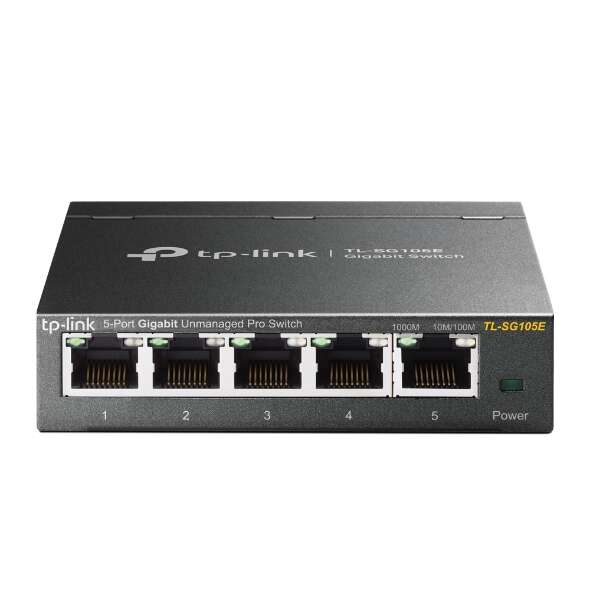 107792_1 TP-Link Switch Easy Smart de 5 puertos Gigabit - Plug & Play - Carcasa Metalica - Reduce el Consumo de Energia - Imagen 1