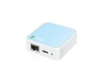 TP-Link Router inalambrico Nano N 300Mbps - 1 EP ETH - 1 EP Micro USB -Antena Interna - Color Blanco/Azul - Imagen 3