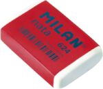 Milan Pack de 5 Gomas de Borrar, 3xGomas 445 Rectangulares + 2xGomas 624 Nata Rectangulares - Plastico - Colores Surtidos - Imagen 2