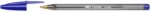 Bic Cristal Large Boligrafo de Bola - Punta Gruesa de 1.6mm - Trazo de 0.60mm - Tinta con Base de Aceite - Translucido - Color Azul - Imagen 2