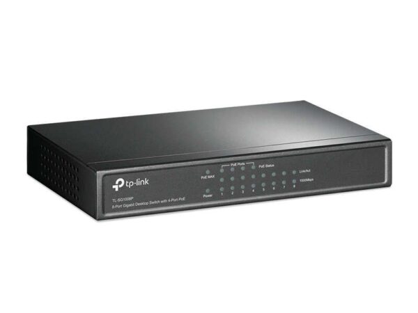 TP-Link Switch de Sobremesa - 8 Puertos Gigabit con 4 Puertos PoE - Imagen 2