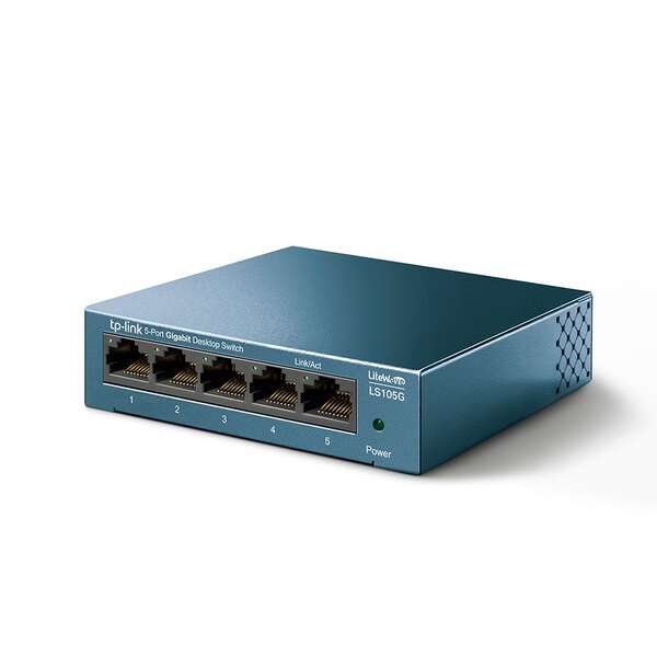109912_2 TP-Link Switch Sobremesa - 5 Puertos 10/100/1000Mbps - Tecnologia Verde - Control de Flujo - Plug & Play - Imagen 1