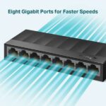 TP-Link Switch de Escritorio - 8 Puertos 10/100/1000Mbps - Tecnologia Verde - Control de Flujo - Plug & Play - Imagen 3