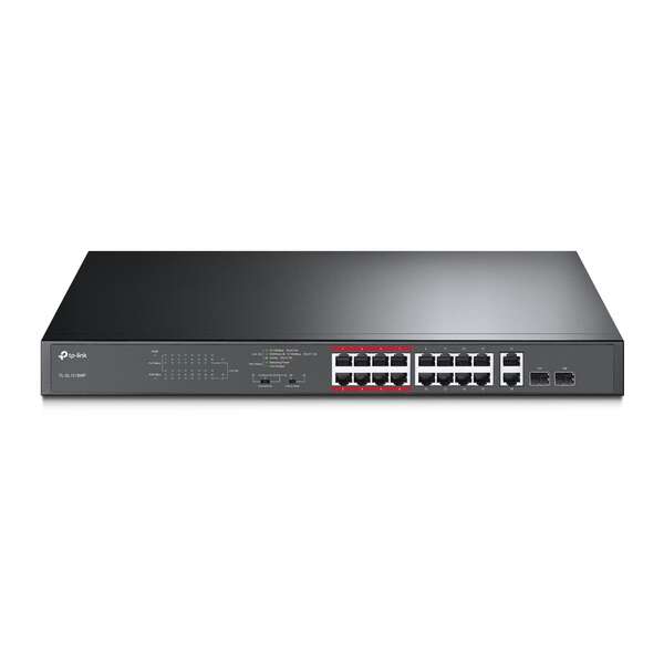 109932_1 TP-Link Switch PoE de 16 Puertos 10/100Mbps + 2 Puertos Gigabit - Imagen 1