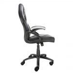 Talius Silla Gaming Cobra - Reposabrazos Fijos - Inclinación Ajustable 3º/18º - Mecanismo Butterfly - Ruedas de Nylon - Pistón de Gas Clase 4 - Base Aluminio - Peso Max. 130kg - Color Negro/Blanco - Imagen 2