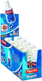 Tipp-Ex Rapid Liquido Corrector 20ml - Formula de Secado Rapido - Aplicador de Espuma - Imagen 2