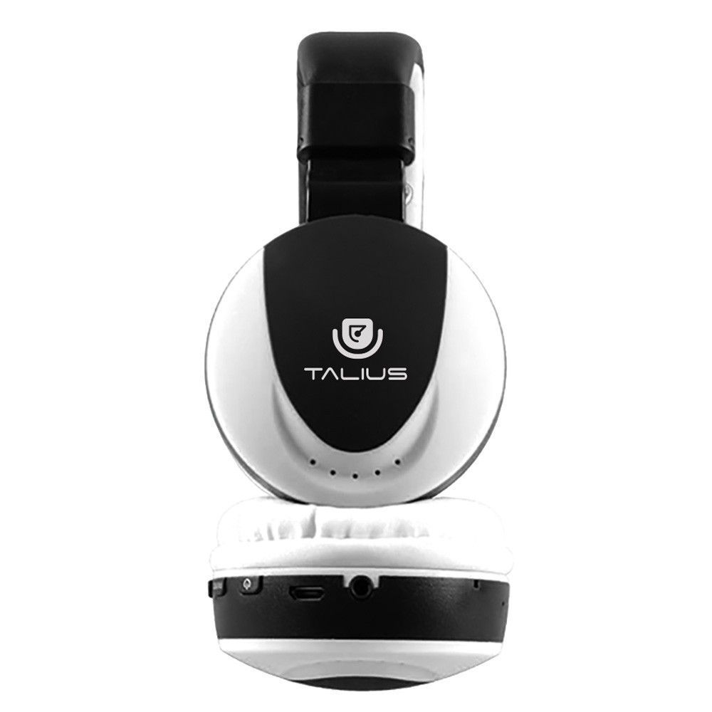 110652_1 Talius HPH-5006BT Auriculares Bluetooth con Micrófono - Sintonizador FM - Micro SD - Autonomía 4h - Color Blanco - Imagen 1