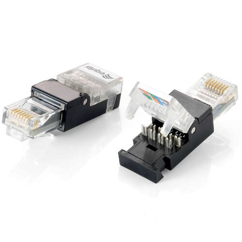 115452_1 Equip Kit 2 Unidades Conectores RJ45 CAT 6 - Sin Herramientas - Imagen 1