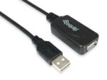 Equip Cable Alargador USB 2.0 Activo - Doble Blindaje - Longitud 10m - Color Negro