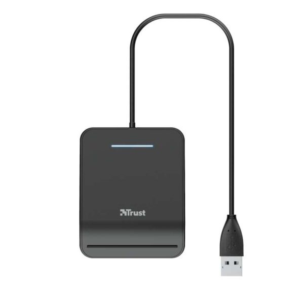 Trust Primo Smartcard Lector de DNI Electronico 3.0 - USB 2.0 - Cable de 1m - Color Negro - Imagen 3