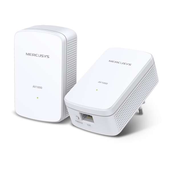 117162_1 Mercusys MP500 Adaptador Powerline - 1000Mbps - Alcance 300m - Gigabit Ethernet - Pack de 2 - Imagen 1