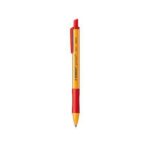 Stabilo Pointball Boligrafo Retractil - Punta de 1mm - Tinta con Base de Aceite - Recargable - 79% Plastico Reciclado - Grip Antideslizante - Color Rojo - Imagen 2