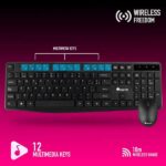 NGS Allure Pack Inalambrico USB Teclado Multimedia + Raton 1200dpi 3 Botones - Uso Ambidiestro - Color Negro - Imagen 4
