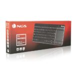 NGS TV Warrior Teclado Multimedia Inalambrico con Touchpad 2.4 GHz - Color Negro - Imagen 5