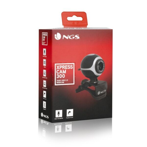 NGS XpressCam 300 Webcam 8MP - Microfono Integrado - USB, Jack 3.5mm - Imagen 5