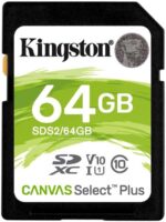 Kingston Tarjeta SDXC 64GB UHS-I Clase 10 100MB/s Canvas Select Plus - Imagen 2