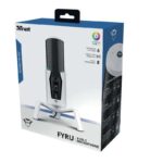 Trust Gaming GXT 258W Fyru 4 en 1 Microfono USB para Streaming - IIuminacion LED - 4 Patrones de Grabacion - Entrada Jack 3.5mm - Cable de 1.80m - Color Blanco - Imagen 5