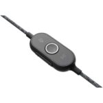 Logitech Zone Wired MS Teams Auriculares con Microfono Plegable USB-C - Diadema Ajustable - Almohadillas Acolchadas - Controles en Cable - Cable Trenzado de 1.90m - Color Negro - Imagen 4