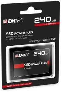Disco Duro Sólido SSD Nand 3D Phison 240GB 2.5" SATA3 Emtec X150 - Imagen 2