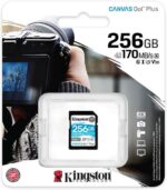 Kingston Tarjeta SDXC 256GB UHS-I U3 V30 Clase 10 170MB/s Canvas Go Plus - Imagen 2