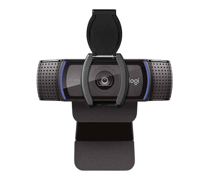124523_1 Logitech C920s Webcam HD Pro 1080p - USB 2.0 - Enfoque Automatico - Microfonos Integrados - Tapa de Obturador - Campo Visual de 78º - Cable de 1.50m - Color Negro - Imagen 1