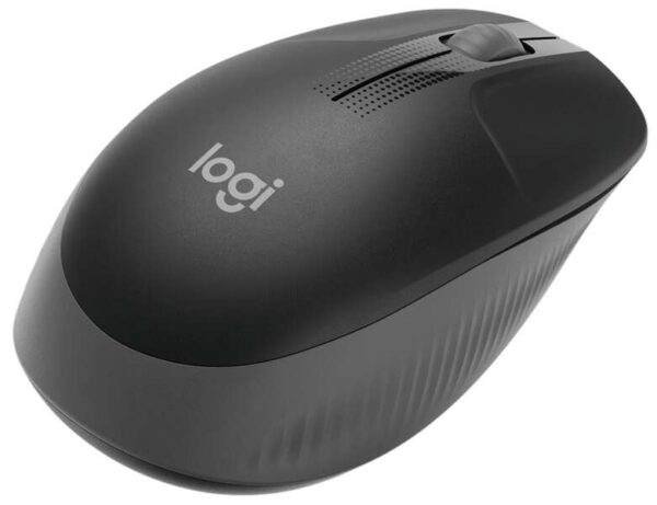 Logitech M190 Full Size Raton Inalambrico USB 1000dpi - 3 Botones - Gran Tamaño - Uso Ambidiestro - Color Negro/Gris Oscuro - Imagen 2