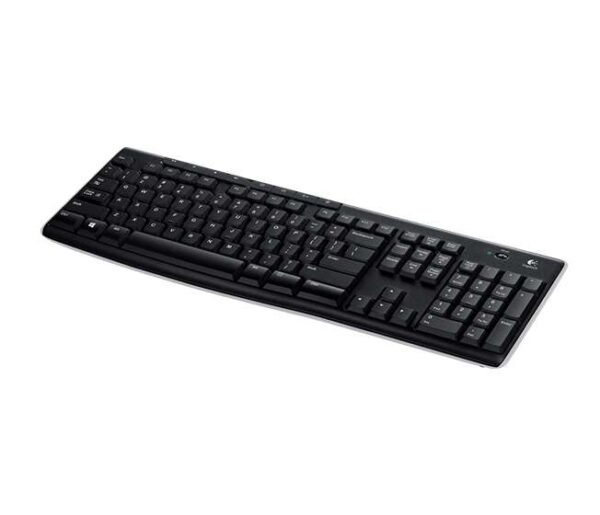 Logitech K270 Teclado Inalambrico USB - Resistente a Salpicaduras - Teclas de Acceso Rapido - Color Negro - Imagen 2