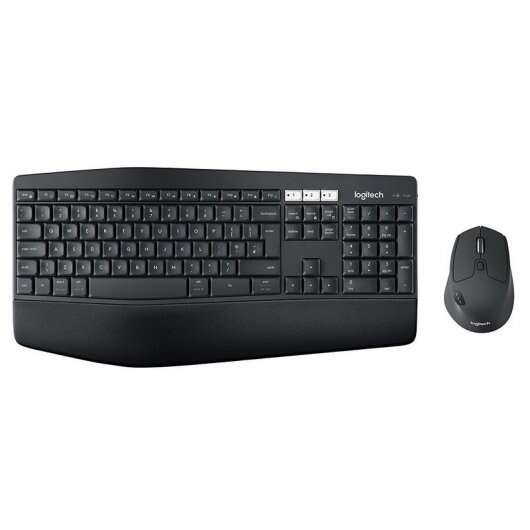 124693_1 Logitech MK850 Performance Pack Inalambrico USB Teclado con Reposamuñecas + Raton 1000dpi 7 Botones - Uso Diestro - Color Negro - Imagen 1