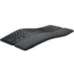 Logitech Ergo K860 Teclado Bluetooth Inalambrico USB - Ergonomico - Reposamuñecas - Color Negro - Imagen 3