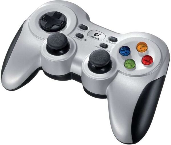 Logitech F710 Mando/Gamepad Inalambrico USB - Para PC - 12 Botones - Color Plata/Negro - Imagen 2
