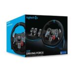 Logitech G29 Driving Force Juego de Volante y Pedales Compatible con PS3, PS4, PS5 y PC - Giro 900º - Efecto Force Feedback - Freno No Lineal - Volante de Aluminio, Cuero y Acero - Pedales Ajustables - Adaptable a Mesa y Soporte - Imagen 4