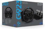 Logitech G923 Trueforce Juego de Volante y Pedales de Carreras Compatible con PS4, PS5 y PC - LEDS Indicador RPM - Giro 900º - Efecto Force Feedback con Trueforce - Freno Progresivo - Volante de Aluminio, Cuero y Acero - Pedales Ajustables - Imagen 5