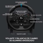 Logitech G923 Trueforce Juego de Volante y Pedales de Carreras Compatible con Xbox Series X/S, Xbox One y PC - LEDS Indicador RPM - Giro 900º - Efecto Force Feedback con Trueforce - Freno Progresivo - Volante de Aluminio, Cuero y Acero - Imagen 3