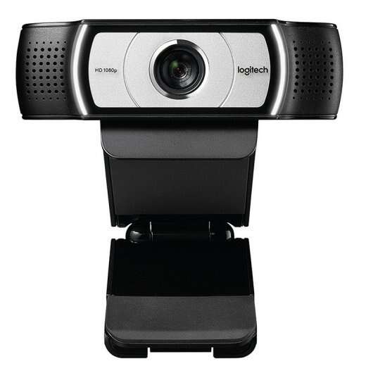 125188_1 Logitech C930e Webcam HD 1080p - USB 2.0 - Microfonos Integrados - Enfoque Automatico - Angulo de Vision 90º - Color Negro/Plata - Imagen 1