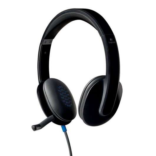 125633_1 Logitech H540 Auriculares con Microfono USB - Microfono Plegable - Diadema Ajustable - Almohadillas Acolchadas - Controles en Auricular - Cable de 1.80m - Color Negro - Imagen 1