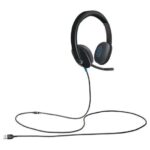 Logitech H540 Auriculares con Microfono USB - Microfono Plegable - Diadema Ajustable - Almohadillas Acolchadas - Controles en Auricular - Cable de 1.80m - Color Negro - Imagen 5