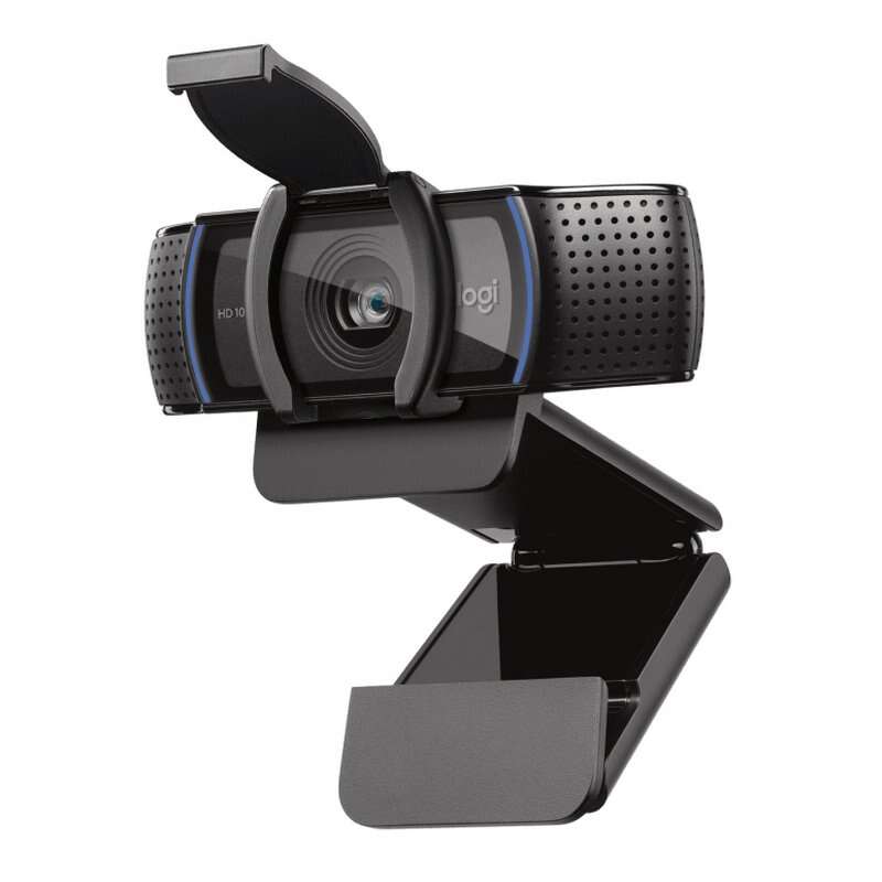 126253_1 Logitech C920e Webcam Full HD 1080p USB 3.2 - Enfoque Automatico - Microfonos Integrados - Tapa de Obturador - Campo Visual de 78º - Cable de 1.50m - Color Negro - Imagen 1