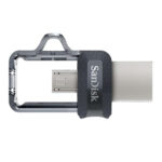 Sandisk Ultra Dual Drive m3.0 Memoria USB 3.0 y Micro USB 64GB - Hasta 150MB/s de Lectura - Color Transparente/Negro (Pendrive) - Imagen 3