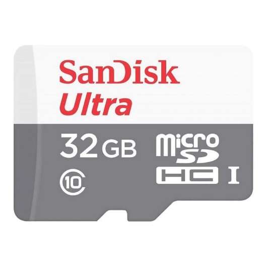 126468_1 Sandisk Ultra Tarjeta Micro SDHC 32GB UHS-I U1 Clase 10 100MB/s + Adaptador SD - Imagen 1