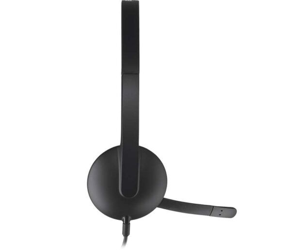Logitech H340 Auriculares con Microfono USB - Microfono Plegable - Diadema Ajustable - Almohadillas Acolchadas - Cable de 1.80m - Color Negro - Imagen 3