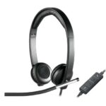 Logitech H650E Auriculares con Microfono USB - Microfono Plegable - Almohadillas Acolchadas - Controles en Cable - Color Negro - Imagen 2