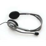 Logitech H111 Auriculares Estereo con Microfono - Microfono Giratorio - Diadema ajustable - Jack 3.5mm - Cable de 1.80m - Color Gris - Imagen 4