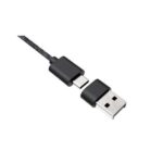 Logitech Zone Wired Auriculares con Microfono Plegable USB-C - Adaptador a USB-A - Diadema Ajustable - Almohadillas Acolchadas - Controles en Cable - Cable Trenzado de 1.90m - Color Negro - Imagen 4