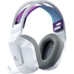 Logitech G733 Auriculares Gaming Inalambricos DTS 7.1 con Microfono - Tecnologia Lightspeed - Iluminacion RGB - Autonomia hasta 29h - Microfono Extraible - Almohadillas Acolchadas - Controles en Auricular - Color Blanco - Imagen 2